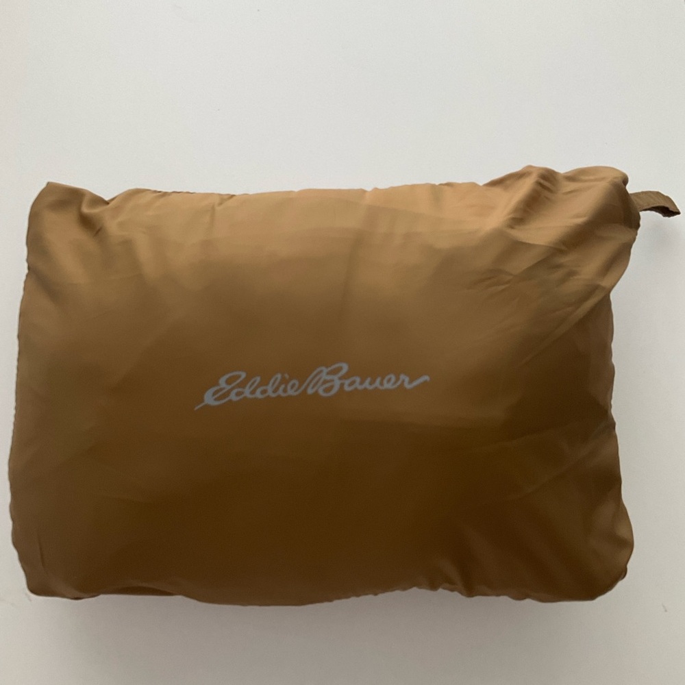 Eddie Bauer Men's Size Small Lightweight Packable Tan Puffer Vest - Picture 11 of 11